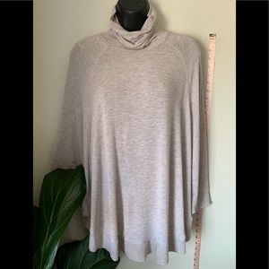 Turtleneck Drape Sweater